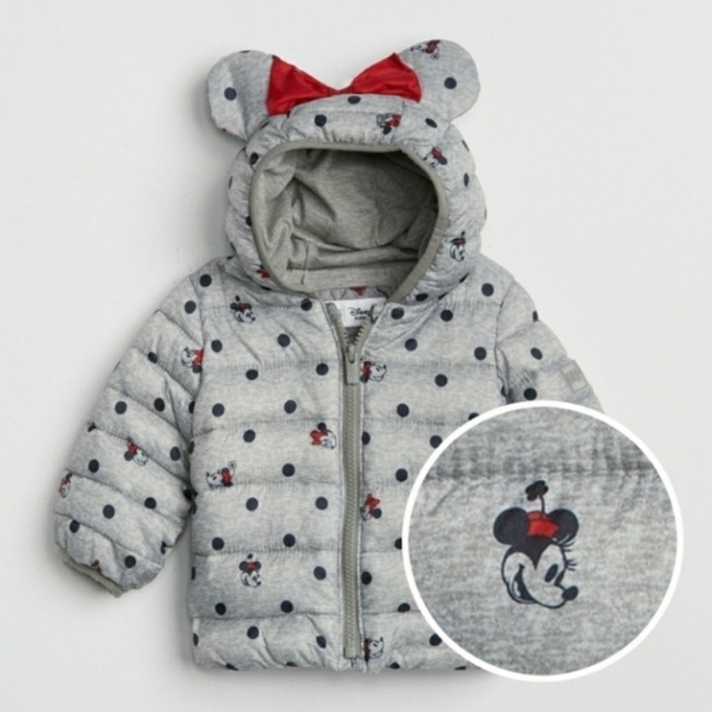 Like New Baby Gap Disney Minnie Mouse Coat 6-12m